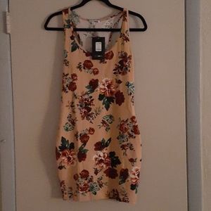 Peachy pink Floral dress